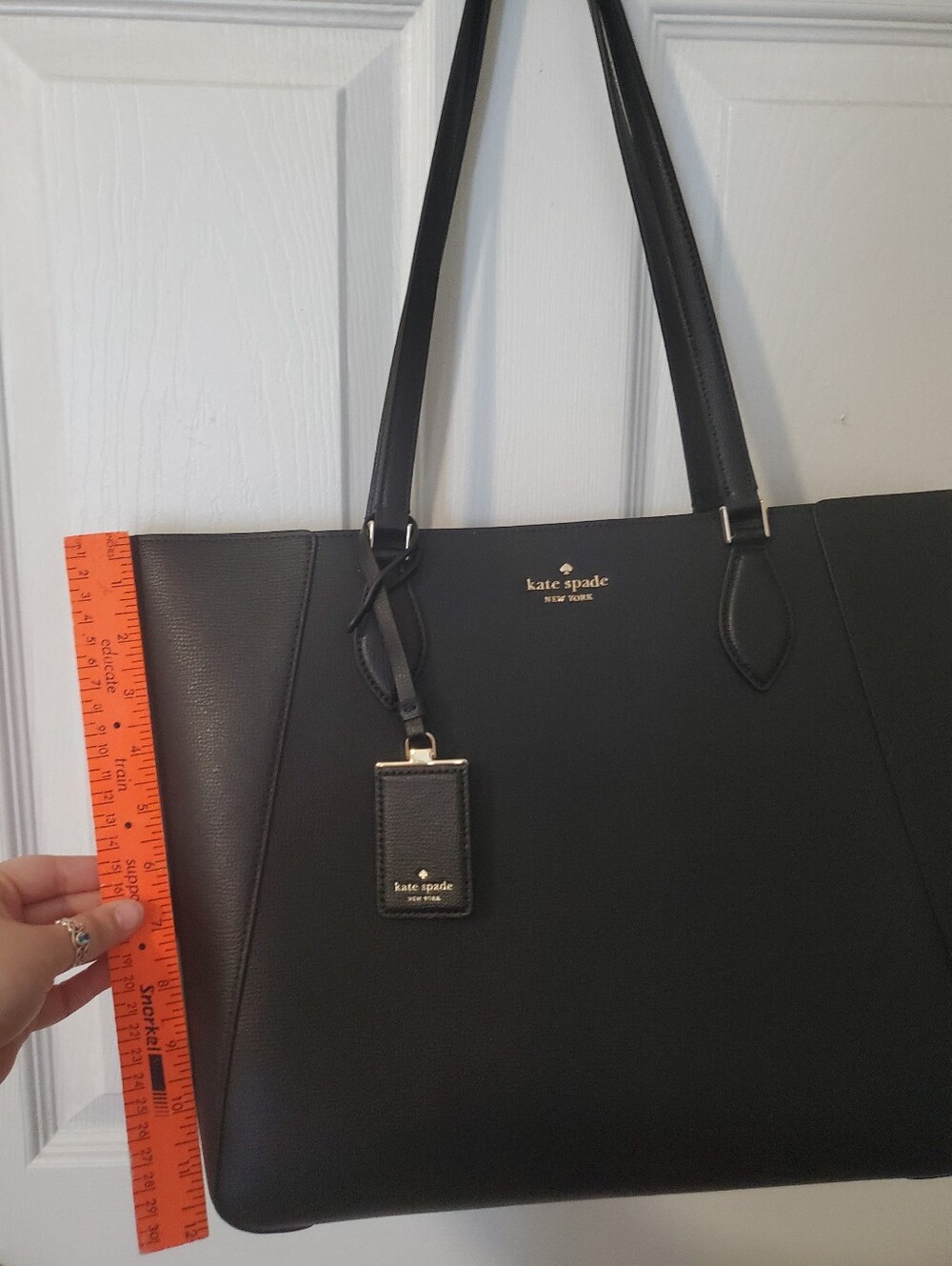 Kate Spade Black POPPY Leather Tote - Picture 10 of 13